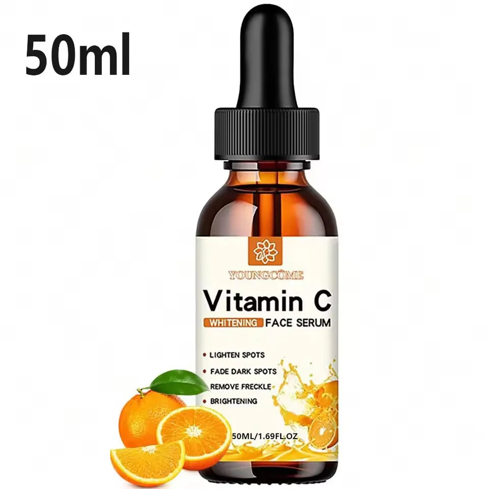 VitaminC Contains Hyaluronic Acid Brightening Original Liquid Fade Fine Lines Moisturizing Repair Dull Serum Face Skin Care 30ml