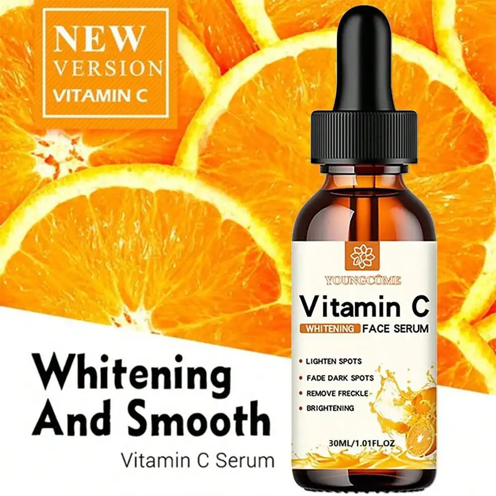 VitaminC Contains Hyaluronic Acid Brightening Original Liquid Fade Fine Lines Moisturizing Repair Dull Serum Face Skin Care 30ml